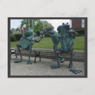 Musical Frogs Postkarte