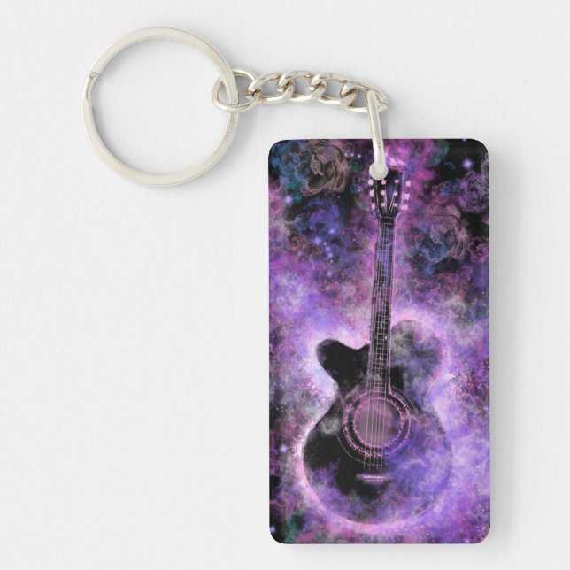 Musical Gitarre Schlüsselanhänger (Vorderseite)