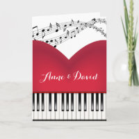 Musical Grand Piano Herz für das Jubiläum