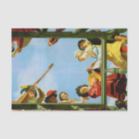 Musical Group on Balcony Fine Art Dutch Painting