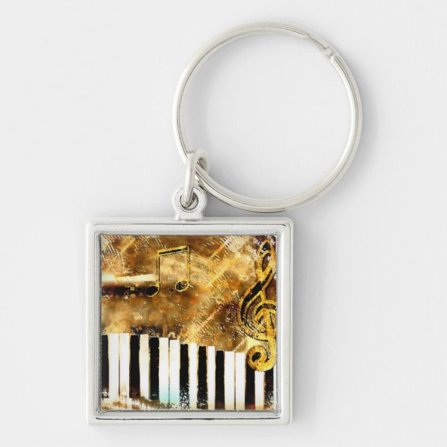 Musical Grunge Key Chain Schlüsselanhänger (Vorne)