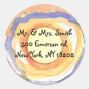 Musical Hemsa Bar Bat Mitzvah Sticker Siegel