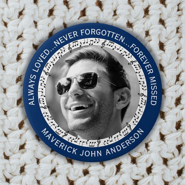 Musical in Love Memory | Foto Memorial Button (Von Creator hochgeladen)