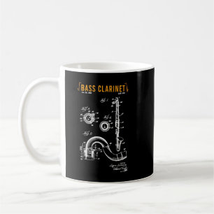 Musical Instrument Bass Clarinet Woodwind for Musi Kaffeetasse