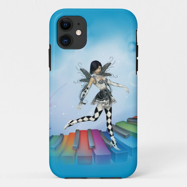 Musical Keyboard Fee Vignette Case-Mate iPhone Hülle (Rückseite)