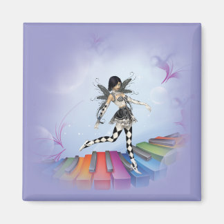 Musical Keyboard Fee Vignette Magnet