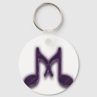 Musical "M" Letter Schlüsselanhänger