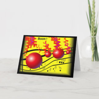 Musical Motiv Greeting card Karte