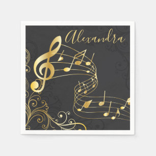Musical Note Luxus Design Serviette