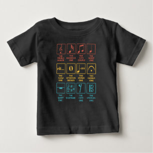 Musical Noten Symbol Definition Baby T-shirt