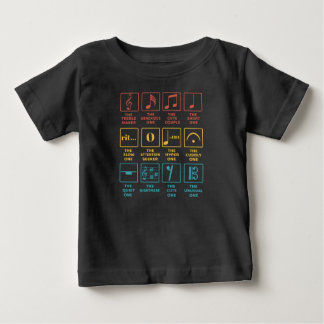 Musical Noten Symbol Definition Baby T-shirt