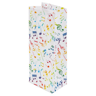 Musical Notes 4 Geschenktüte Für Weinflaschen