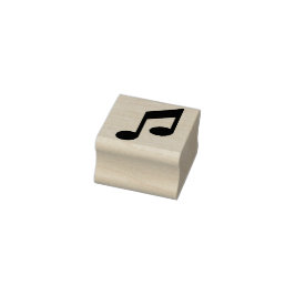 Musical Notes  Gummistempel