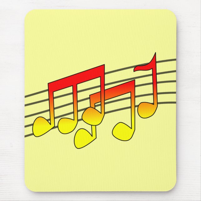 Musical Notes Mousepad (Vorne)