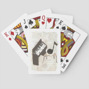 Musical Notes Playing Cards Spielkarten