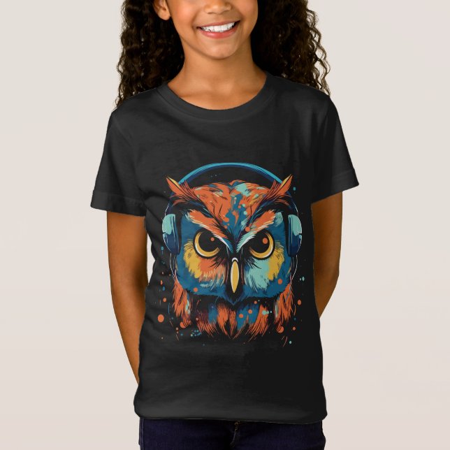 Musical Owl T-Shirt (Vorderseite)