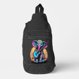 Musical Pachyderm Crossbody Bag