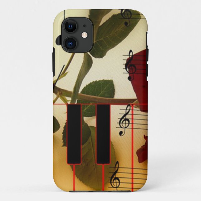 Musical Panio Keys Case-Mate iPhone Hülle (Rückseite)