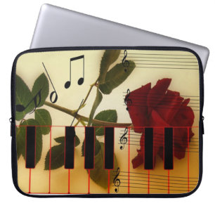 Musical Piano Keys Laptop Sleeve