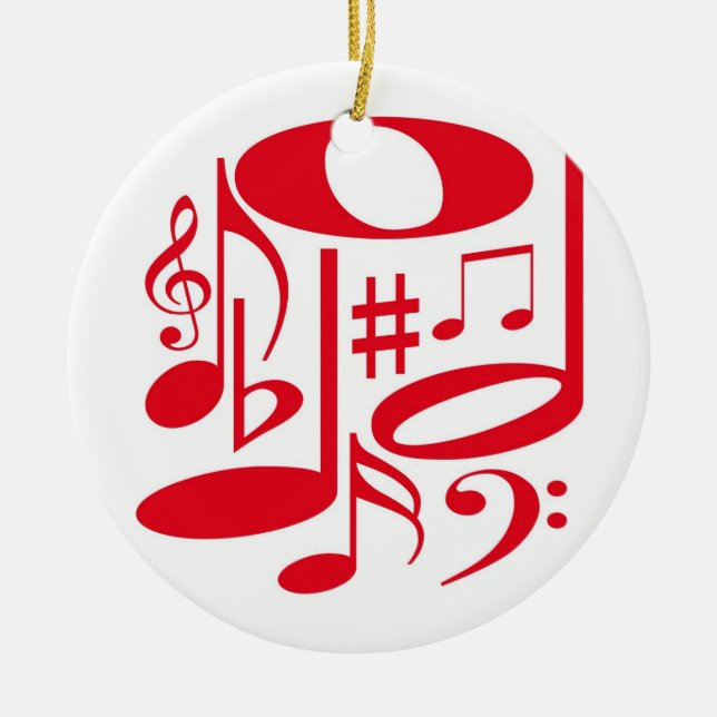 Musical Red Ornament (Vorne)