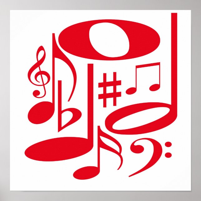 Musical Red Poster (Vorne)