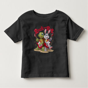 Musical Reptile and Hare Rock Out Roll Kleinkind T-shirt