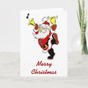 Musical Santa Claus Feiertagskarte
