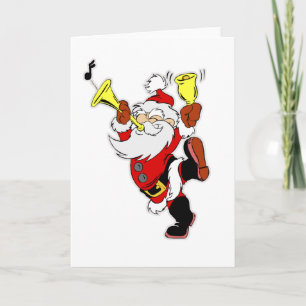 Musical Santa Claus Feiertagskarte