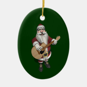 Musical Santa Claus spielen Weihnachtslieder Keramikornament