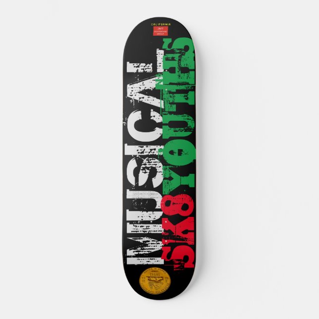 MUSICAL SK8 YOUTHS Skateboard (Vorderseite)