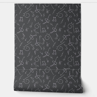 musical symbol pattern tapete