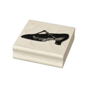 Musical Theater T-Strap Charakter Dance Shoe Gummistempel