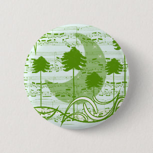 Musical Trees Blue Button