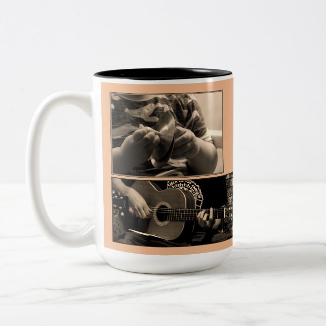 Musical übergibt JEFSW Zweifarbige Tasse (Links)