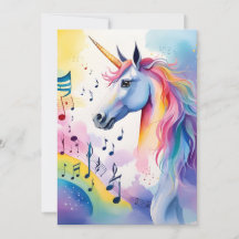 Musical Unicorns Vielen Dank Karten
