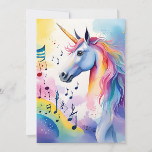 Musical Unicorns Vielen Dank Karten