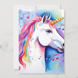 Musical Unicorns Vielen Dank Karten
