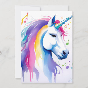 Musical Unicorns Vielen Dank Karten