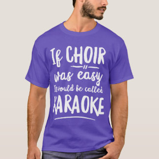 Musicaltheater Show-Chor Sänger Regisseur Einfache T-Shirt