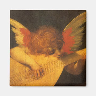 Musician Angel Lute von Rosso Fiorentino Magnet