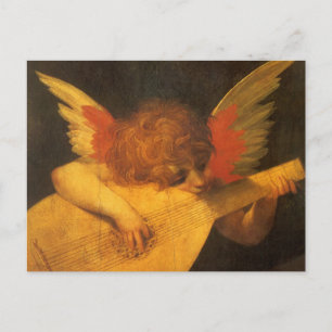 Musician Angel Lute von Rosso Fiorentino Postkarte