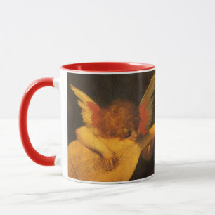 Musician Angel Lute von Rosso Fiorentino Tasse