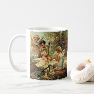 Musician Angels von Hans Zatzka, Viktorianische Ku Kaffeetasse