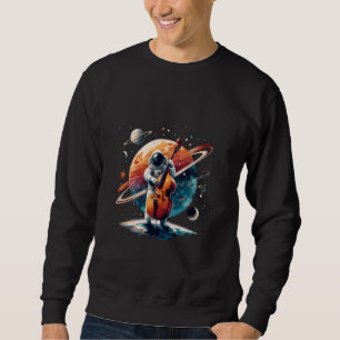 Musician Band Contrabass Bass Contrabass Jazz Musi Sweatshirt
