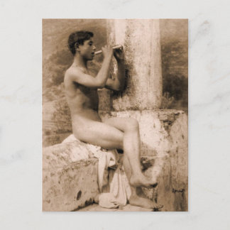 Musician Boy Postkarte