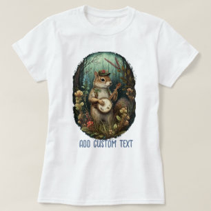 Musician chipmunk spielen Banjo, chipmunk Lover T-Shirt