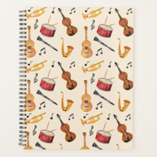 Musician Gift Music Teacher Organizer Musik Thema Planer