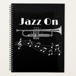 Musician Jazz auf Trompet-Player Planer