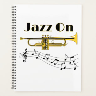 Musician Jazz auf Trompet-Player Planer