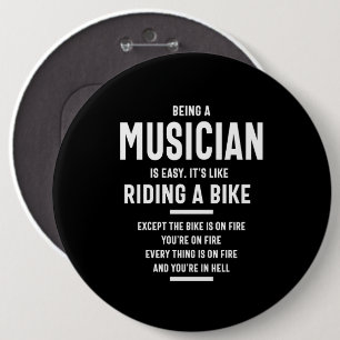 Musician Job Titel Geschenk Button